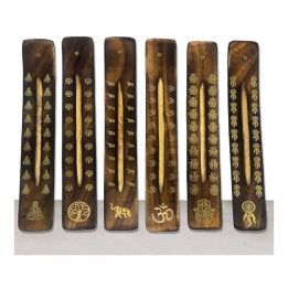 Incensario Madera TABLA Litografiada- 3 Diseños